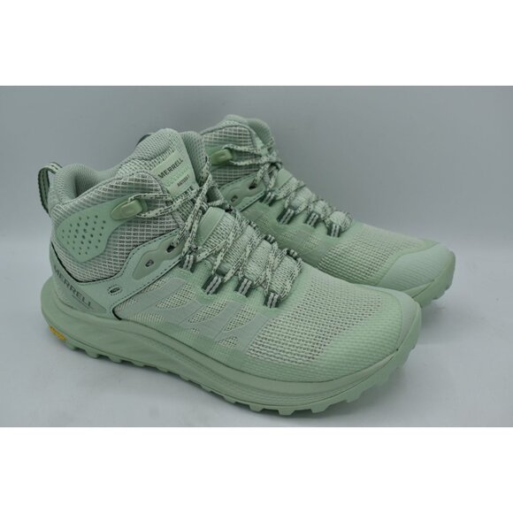 Merrell Womens Size 8.5 Antora 3 Mid Mentha Waterproof Hiking Boots Shoes - Picture 3 of 12